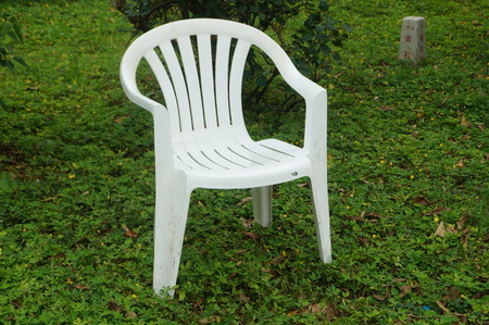 White chairの写真素材