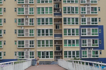 Residential buildings in Shenzhenのeditorial素材