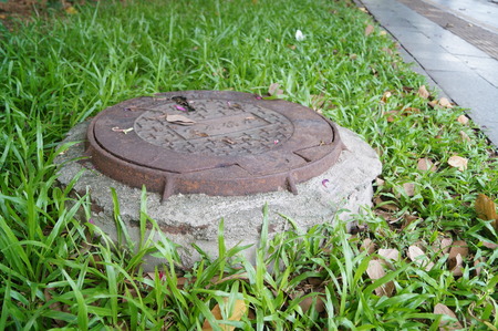 Water supply facilities manhole cover
