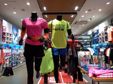 Clothing store, in Longhua, Shenzhen, Chinaのeditorial素材
