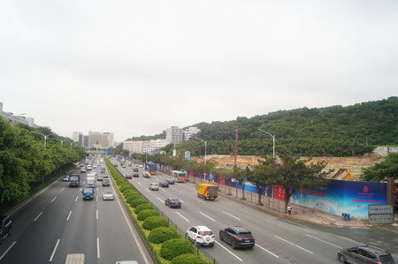 Vehicles on the road in Chinaのeditorial素材