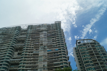 Shenzhen residential building in Chinaのeditorial素材