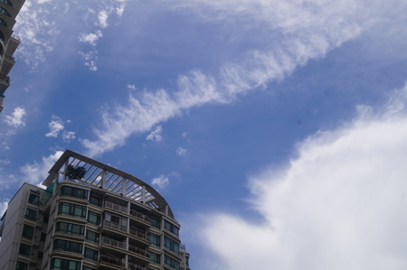 Shenzhen residential building construction in Chinaのeditorial素材