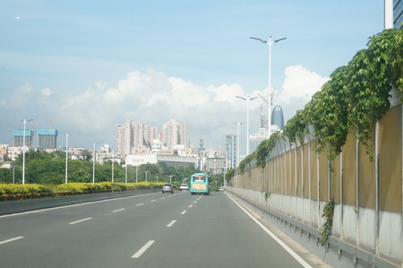 Shenzhen road trafficのeditorial素材
