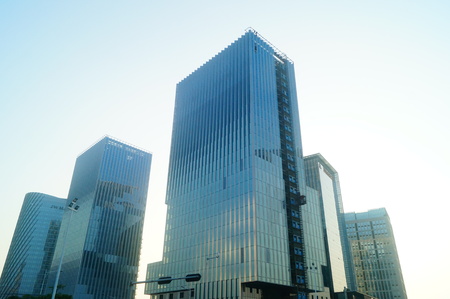 Buildings in a city