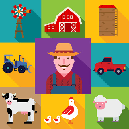farmerのイラスト素材