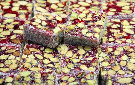 Assorted Turkish Delightの写真素材