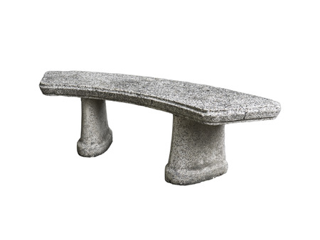 stone armchair isolated clipping pathの写真素材