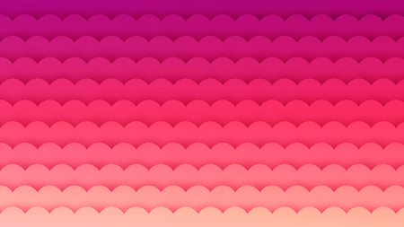 Abstract Warm Pink Paper cut Background. Pink