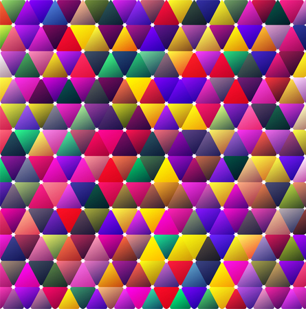 Bright Color Saturated Moody Triangle BG Designのイラスト素材