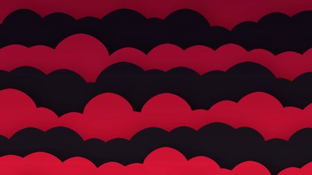 Trendy Paper Cut Background for Your Business and Advertisingのイラスト素材