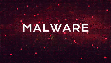 Abstract Red Background. Malware, or Hack Attack Conceptの素材 [FY310163294435]