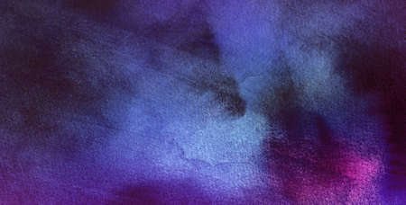 Cosmic illustration. Beautiful colorful space background. Watercolor