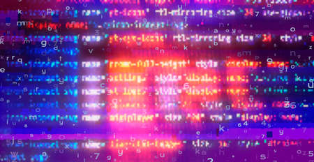 Digital futuristic vector background. Science technology backdrop conceptのイラスト素材