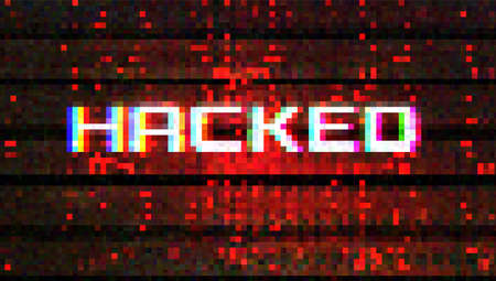 Abstract tech binary code red background
