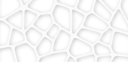 3d illustration of voronoi based pattern backgroundのイラスト素材