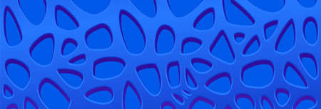 Abstract voronoi blocks cell pattern. 3D geometric backgroundのイラスト素材