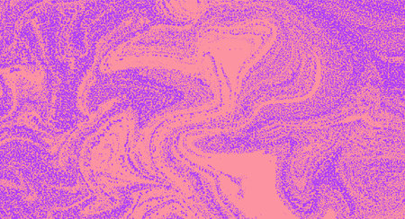 Psychedelic 70s Trendy Design. Vector Abstract Duotone Backgroundのイラスト素材