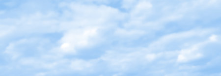 Vivid Colored Aesthetic Sky Background. Realistic Vector Clouds
