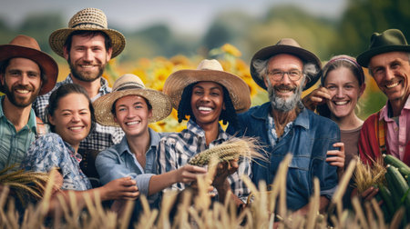 Diversity group of farmersの素材