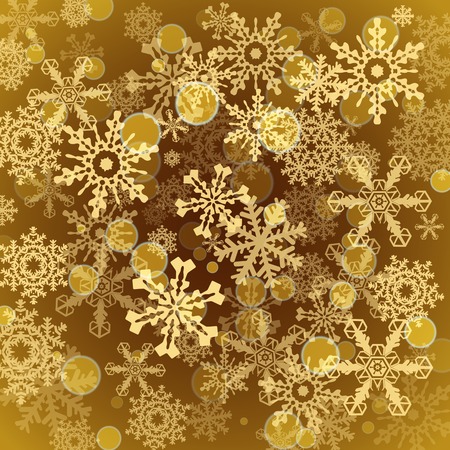 Snowflakes background. Geometric natural flakes shapes elements. Greetings banner winter holiday. Vector EPS10.のイラスト素材