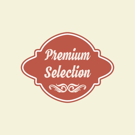 Retro premium badges logo and labels. Vintage pin badge Vector eps 10のイラスト素材