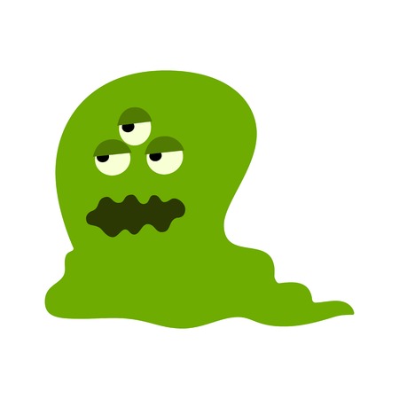 Big cartoon monster. Colorful toy cute monster. Vectorのイラスト素材