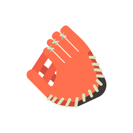 Baseball glove design elements. Game equipment object. Vector illustration.のイラスト素材