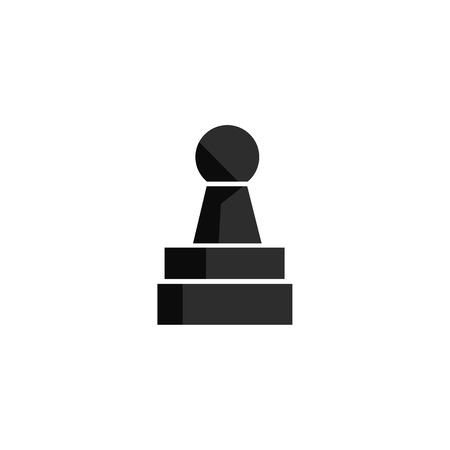 Chess play figure for app game or web UI design.のイラスト素材