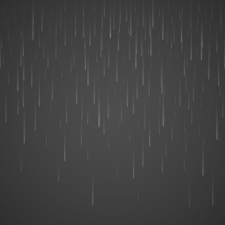 Transparent rain drops isolated on abstract background. Storm raindrop illustration. Vector rainy drop effect eps10のイラスト素材