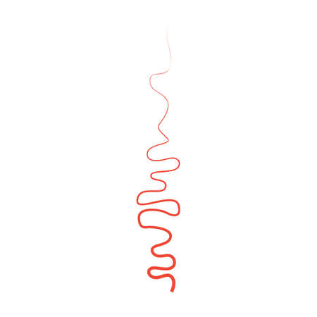Human red eye veins, anatomy blood vessel arteries illustration. Vector medical eyeball vein arteries system map. Veins in flat style isolated on white backgroundのイラスト素材