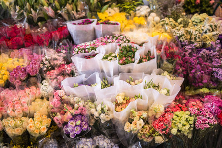 Flowers with dark toned color and selective focus.