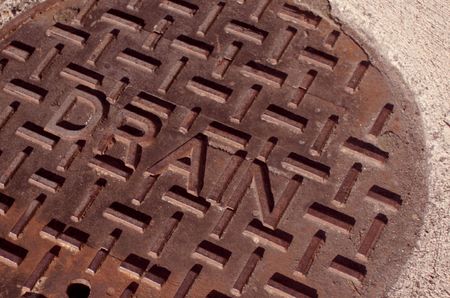 sidewalk drain hatch, hole cover
