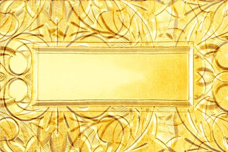 background based on antique silver design with monogram plateの写真素材