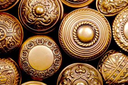 vintage brass door knobs