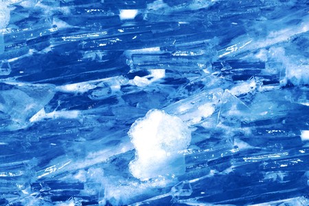 floating ice shards background