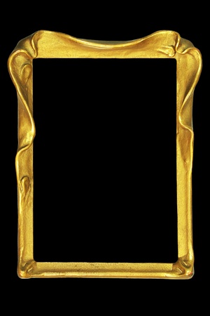 vintage art nouveau picture or mirror frameの写真素材