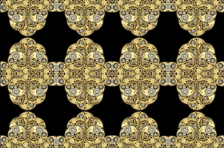 antique clockworks as abstract background design