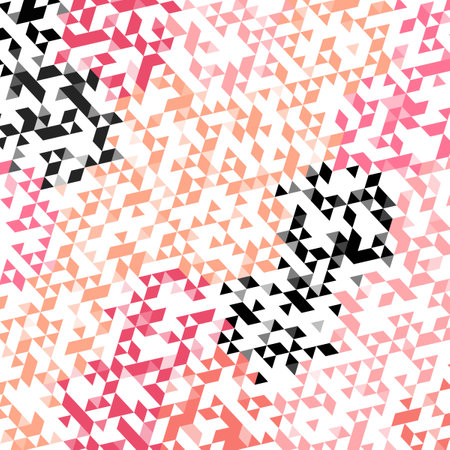 Seamless geometric pattern with triangles and rhombuses. Vector illustration.