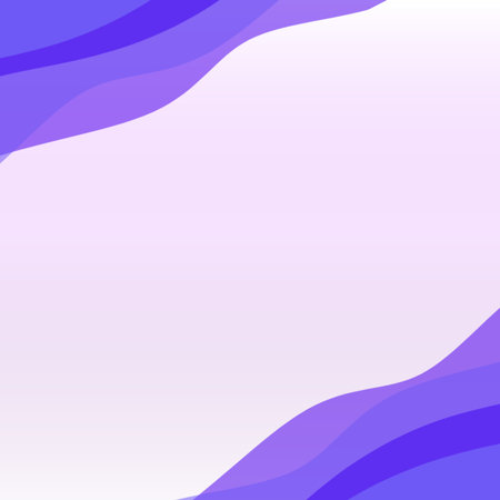Abstract background with wavy lines in purple colors. Vector illustration.
