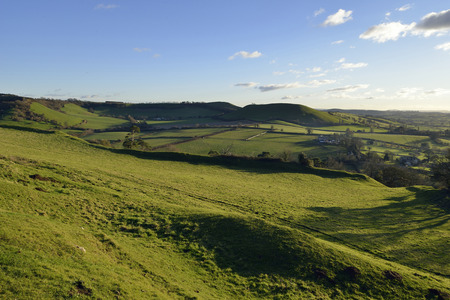 View to Corton Hill & Whitcombe from Cadbury Castle Hill Fort, South Somerset