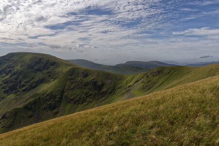 High Street (828M) with Short Stile & Riggindale Crag viewed from Kidsty Pike above Haweswater,...