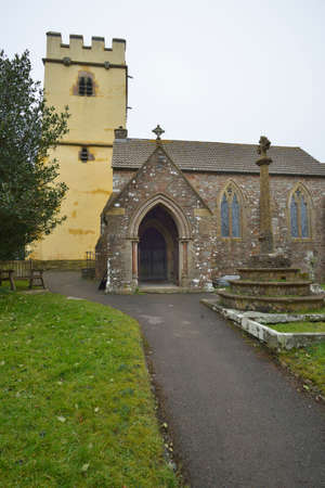 Parish Church of St John the Evangelist, Cutcombe, Exmoorのeditorial素材