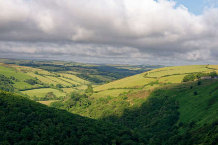 Ashton Cleave & East Lyn Valley viewed from County Gate
