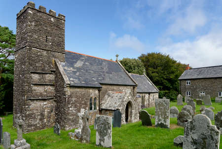 St Martin's, Martinhoe, North Devon, UK Grade II listed 11th century Medieval Churchの写真素材