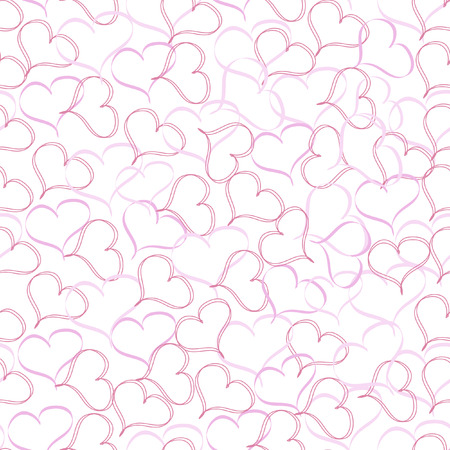 Heart seamlessのイラスト素材