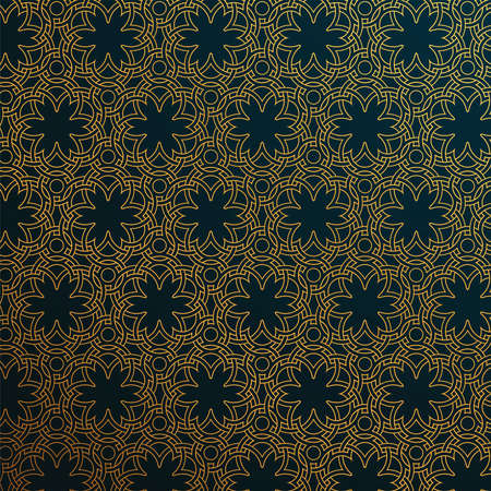 Seamless Intersecting Geometric Vintage Circle Pattern background