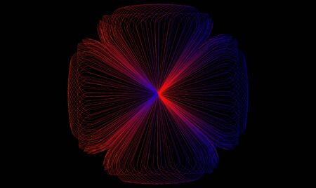 vector line abstract extension formのイラスト素材