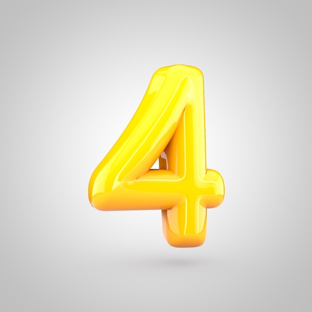 Glossy yellow paint number 4.