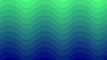 Green and Blue vector texture with waves. Graphic abstract illustration for website, poster, banner...